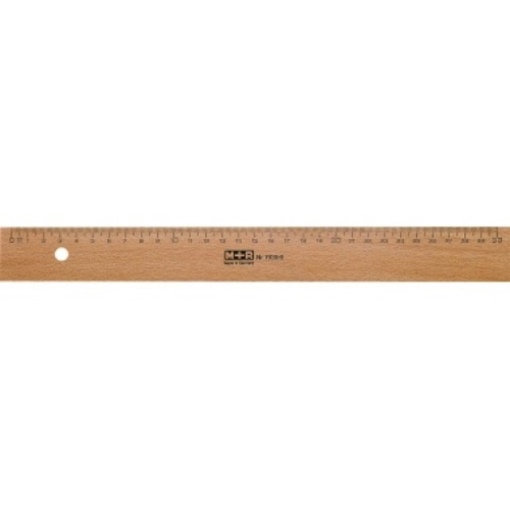 M+R Lineal 19300000 30cm Holz Metalleinlage