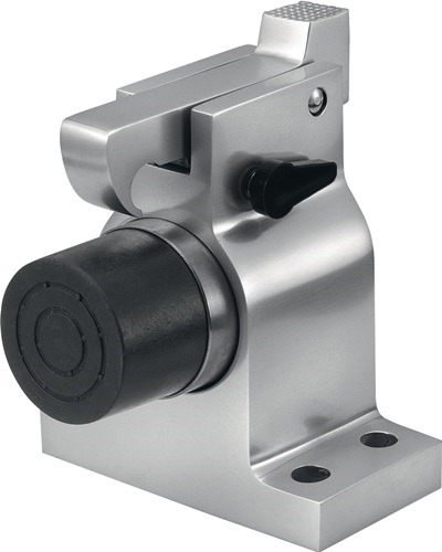 KWS 101002 Türfeststeller 101002 Aluminium silberfarbig lackiert  Bodenmontage