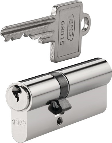 BKS B 8812 0018 Profildoppelzylinder PZ 8812 31/50 mm NuG beids.Anz.Schlü.3