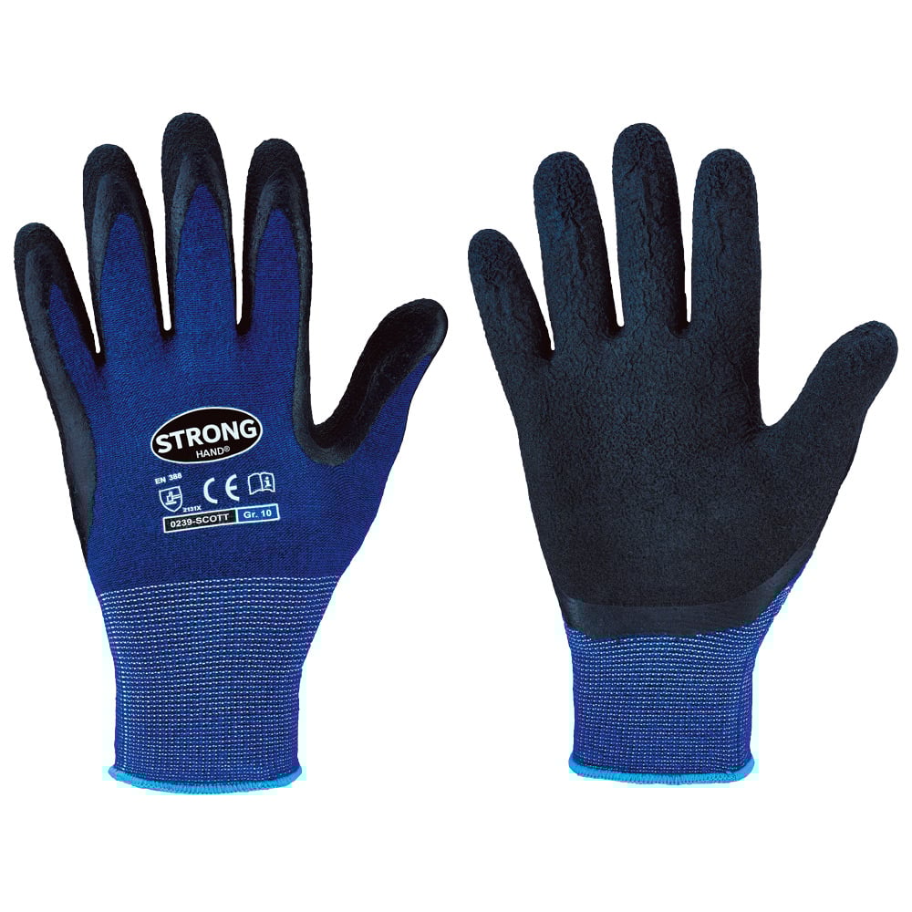 Gr .11 *SCOTT* STRONGHAND® HANDSCHUHE blau *SCOTT* STRONGHAND® GLOVES