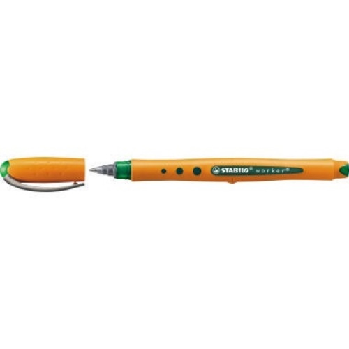 STABILO Rollerball bionic worker fine 2016/36 0,3mm Kappenmodell gn