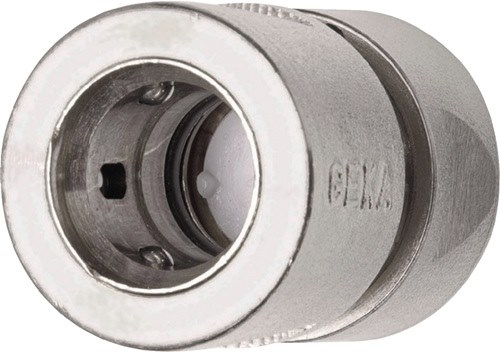 GEKA 46.0741 Schlauchstück Wasserstop GEKA plus Messing vernickelt Schlauchgröße