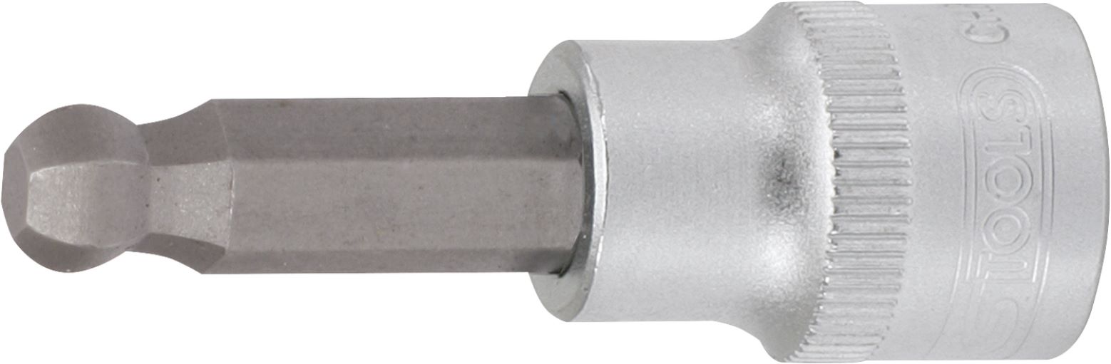 KS Tools 917.2413 3/8 Bit-Stecknuss Innensechskant mit Kugelkopf, 5,5 mm