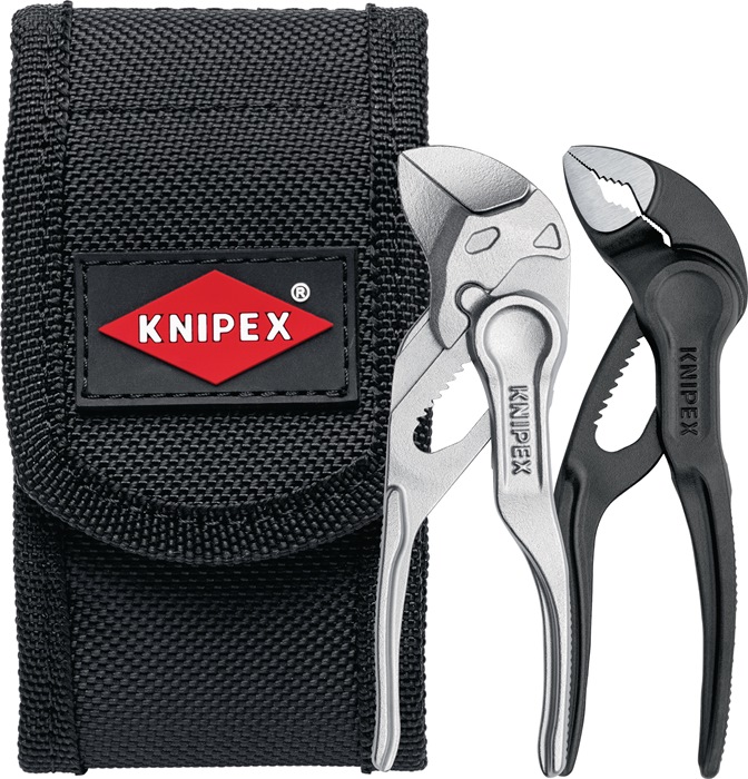 KNIPEX 00 20 72 V04 XS Zangen-Satz Minis Inhalt 2-teilig  Gürteltasche
