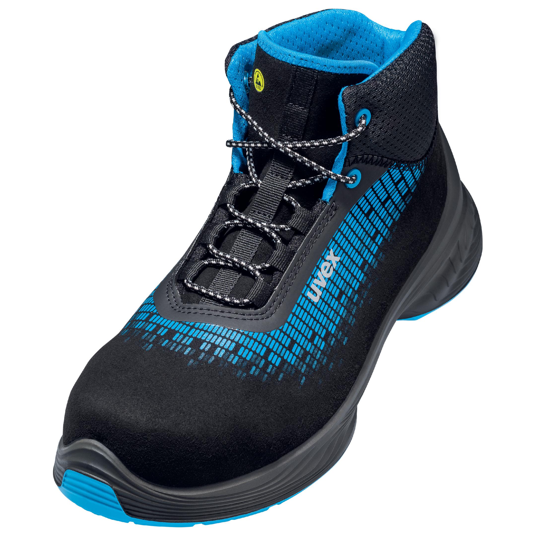 uvex 1 G2 Stiefel S2 68338 blau, schwarz Weite 11 Gr.50