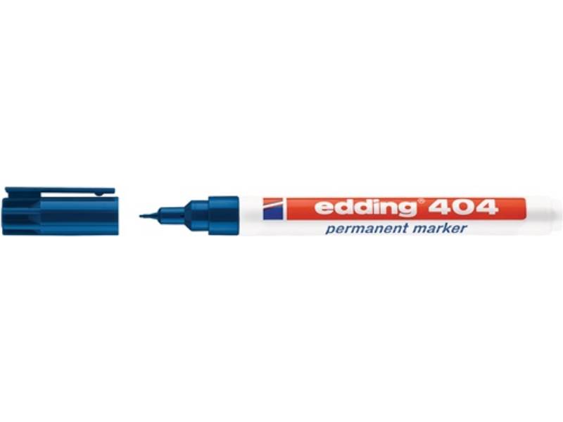EDDING 4-404003 Permanentmarker 404 blau Strichbreite 0,75 mm Rundspitze