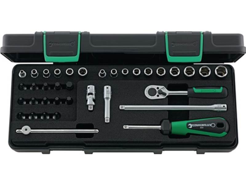 STAHLWILLE 98819801 Steckschlüssel-Satz 88TX 36-teilig 1/4 '' Schlüsselweiten 5-