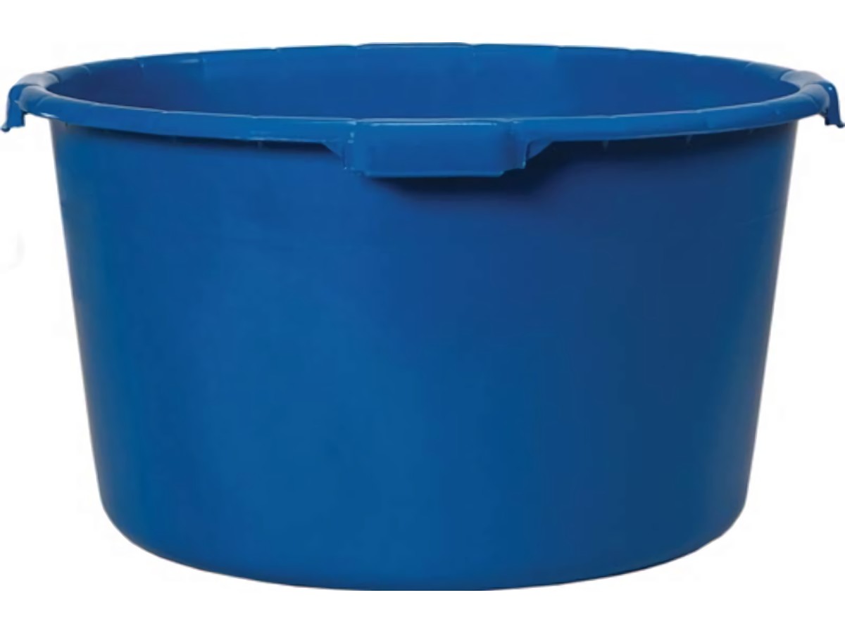 Mörtelkübel 90 l mit verstärktem Boden blau BD blau Spezialkunststoff