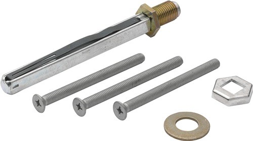 HOPPE 10798167 Befestigungs-Set K/G Profilstift 3310 Wechselschutzgarnituren 9 x