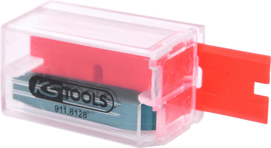 KS Tools 911.8128 Ersatz-Kunststoff-Schaberklingen, 10er Pck