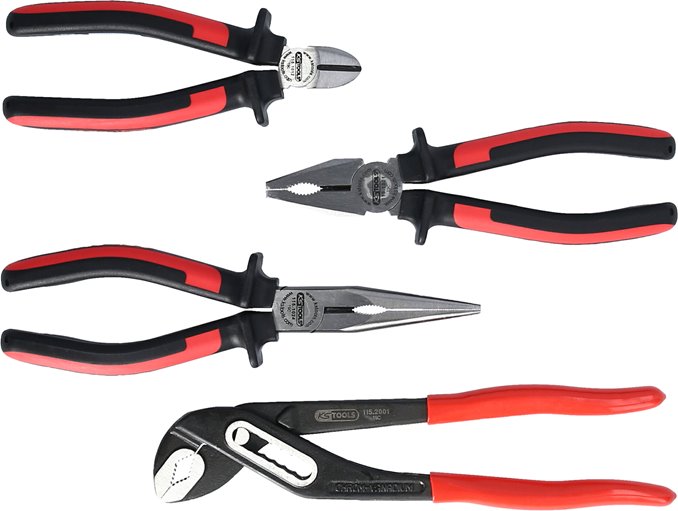 KS Tools 115.1004 ERGOTORQUE Zangen-Satz, 4-tlg.