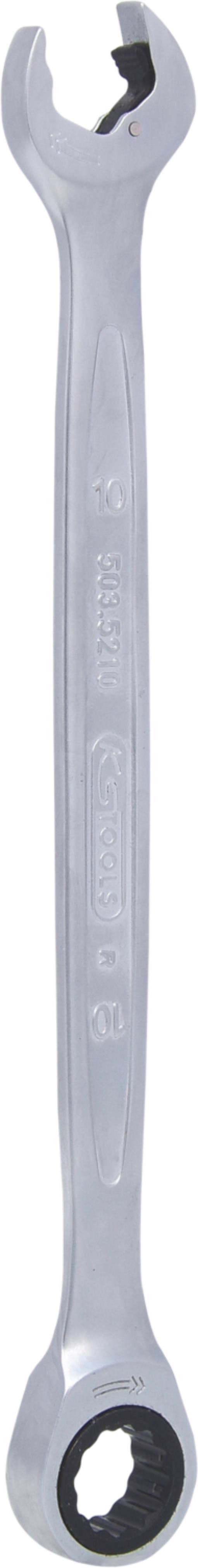 KS Tools 503.5210 DUO GEARplus Ringmaulschlüssel,Maul-Ratschenfunktion 10mm