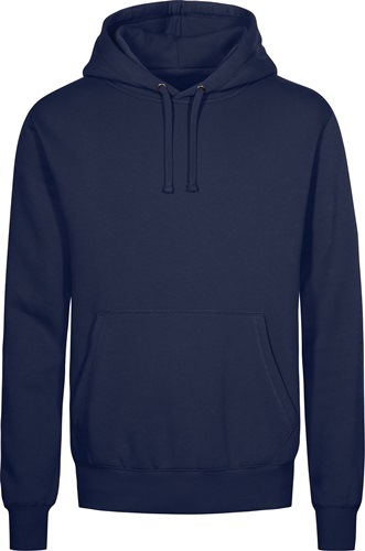 Sweatshirt X.O Hoody Sweater Men Gr.XL french navy PROMODORO 70% Baumwolle / 30% Polyester, ca. 280 g/m² · schmal geschnitten · mit Doppelkapuze · wechselbare Kordel · Kängurutaschen · breite Elastanbündchen an Ärmeln und Saum · Flatlock-Nähte · Molton-Br