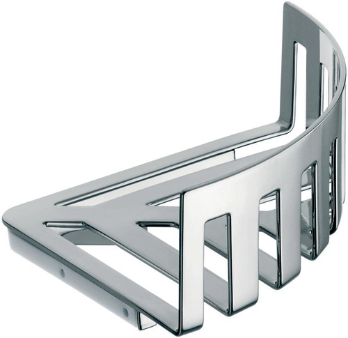 EMCO 354500133 Eckwandkorb system 2 mit verdeckter Befestigung, abnehmbar chrom