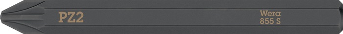 WERA 05018164001 Bit 855 S PZ 2 x 70 mm 1/4 ? PZ 2 Länge 70 mm