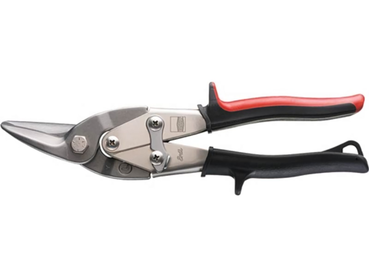 ERDI D16L Figurenschere D16L Länge 240 mm links Stahl max. 1,2 mm Edelstahl max.
