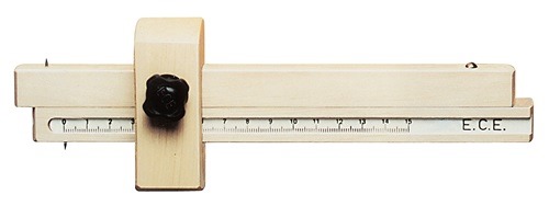 ECE 217S Streichmaß  Maßlänge 150 mm Weißbuche
