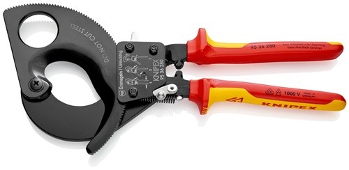 KNIPEX 95 36 280 Kabelschneider  Gesamtlänge 280 mm max. 52 (380 mm²) mm Mehrkom