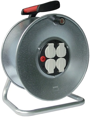 BRENNENSTUHL 1198510 Kabeltrommel  leer, für bis zu 50 m Kabel