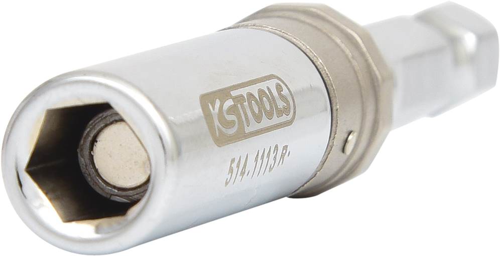 KS Tools 514.1113 1/4'' Auto-Slimlock Schnellwechsel-Bithalter, 65mm
