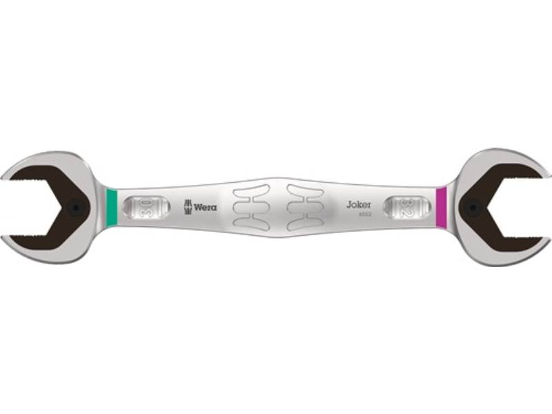 WERA 5020264001 Doppelmaulschlüssel 6002 Joker 30 x 32 mm Länge 305 mm verchromt