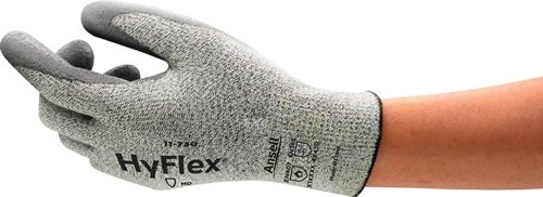 ANSELL 11-730-11 Schnittschutzhandschuhe HyFlex® 11-730 Gr.11 grau EN 388 Nyl
