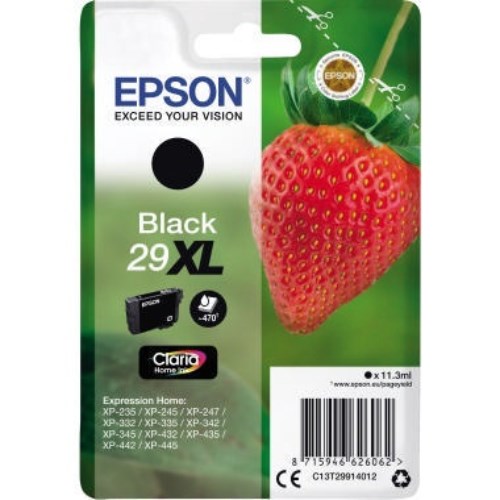 Epson Tintenpatrone C13T29914012 29XL 11,3ml 470Seiten schwarz