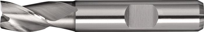 TECWERK 2000866190 Bohrnutenfräser DIN 327 TypN D.14mm HSS-Co8 Weldon Z.3 kurz T