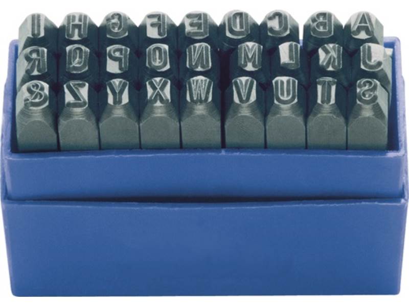 KUKKO 329-210 Schlagbuchstabensatz 329 27-teilig Großbuchstaben A - Z Schrifthöh