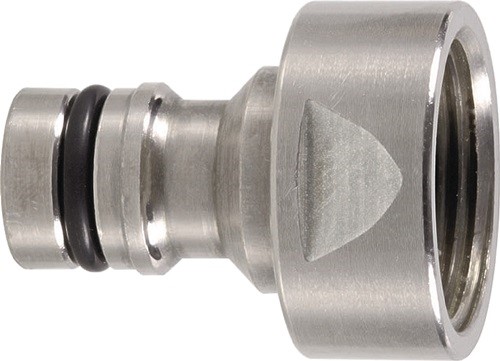 GEKA 46.0711 Hahnstecker GEKA plus Messing vernickelt Innengewinde G 3/4 ''