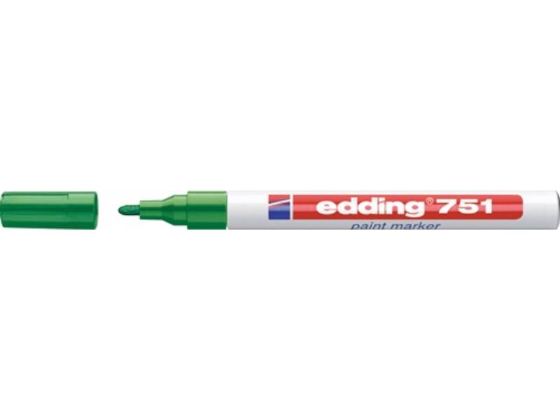 EDDING 4-751004 Lackmarker 751 grün Strichbreite 1-2 mm Rundspitze