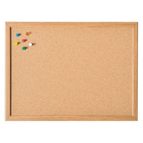 magnetoplan Korktafel 121923 80x60cm braun +Pinnadeln