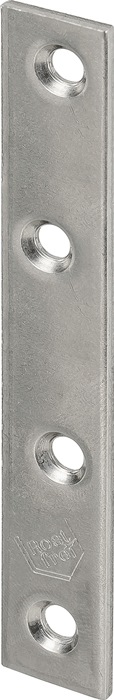 Vormann 10183100 Verbindungsblech Länge 100 mm Breite 15 mm Stärke 2 mm Edelstah