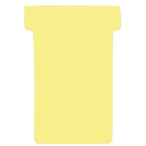 Franken T-Karte TK204 Größe2 84x48mm gelb 100 St./Pack.