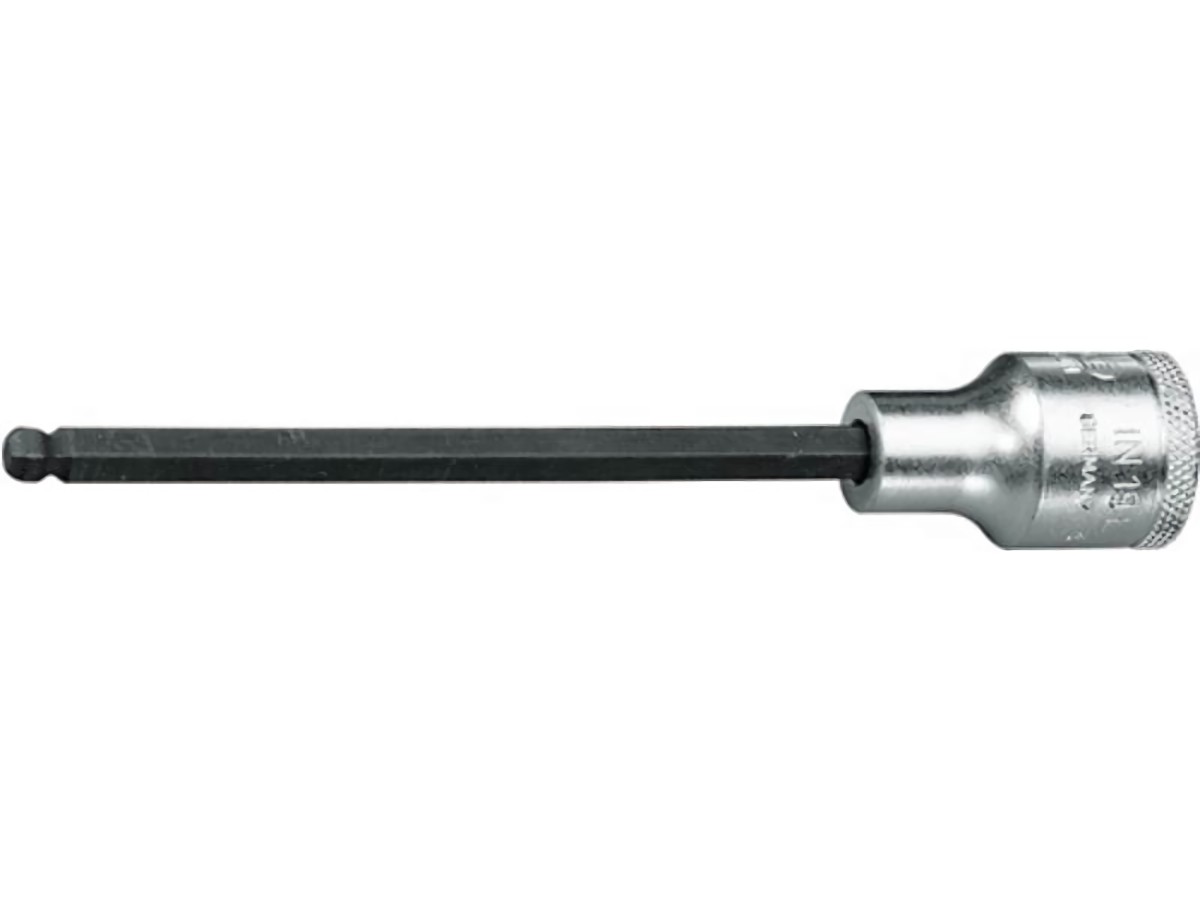 GEDORE 6172370 Steckschlüsseleinsatz IN 19 LK 1/2 '' Innen-6-kant, Kugelkopf Sch