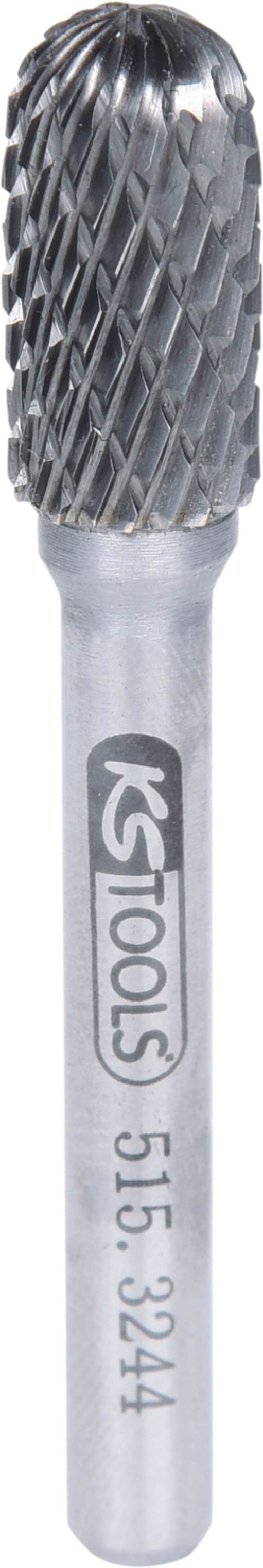 KS Tools 515.3244 HM Walzenrund-Frässtift Form C, 10mm