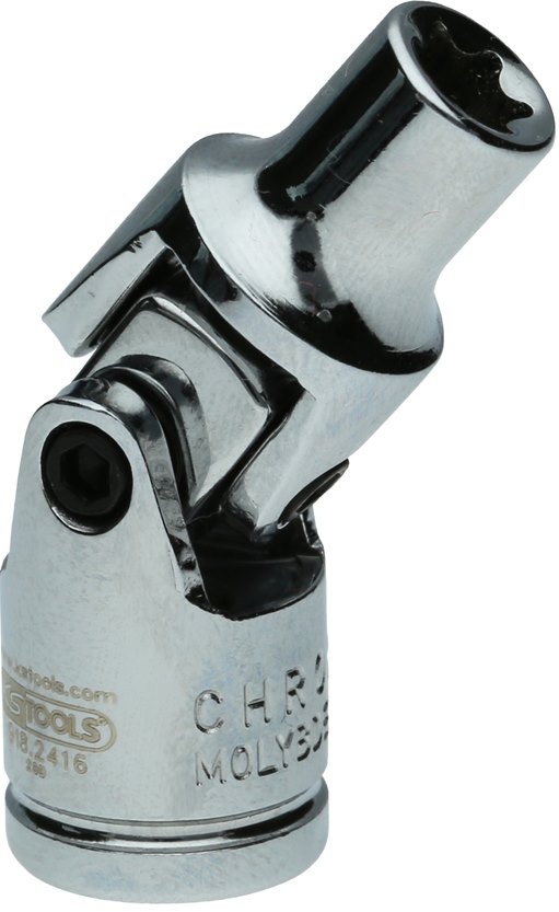 KS-Tools 918.2416 1/4'' Torx-E-Stecknuss mit Gelenk, E7