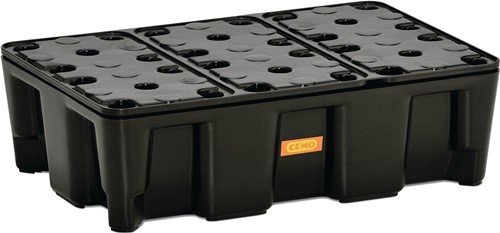 CEMO 10705 Auffangwanne  25 l L600xB400xH180mm Polyethylen mit PE-Rost