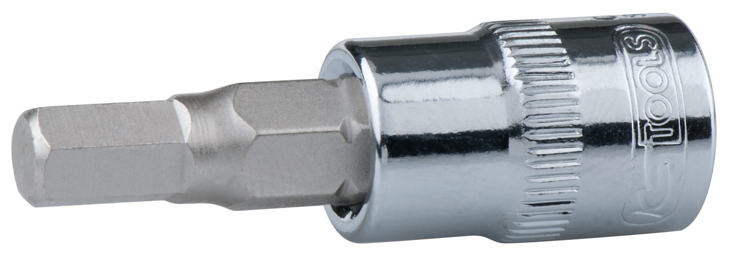 KS Tools 918.3966 3/8'' CHROMEplus Bit-Stecknuss Innensechskant, 3/8''