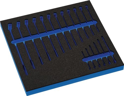 PROMAT  Werkzeugmodul  Leereinlage 2/3-Modul  4000 871 235, 18-teilig