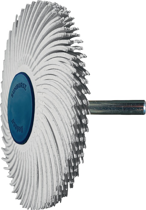 TYROLIT 34570085 Radialbürstenscheibe Sunburst Ø 76 mm Körnung 120 Weiß 10000 mi
