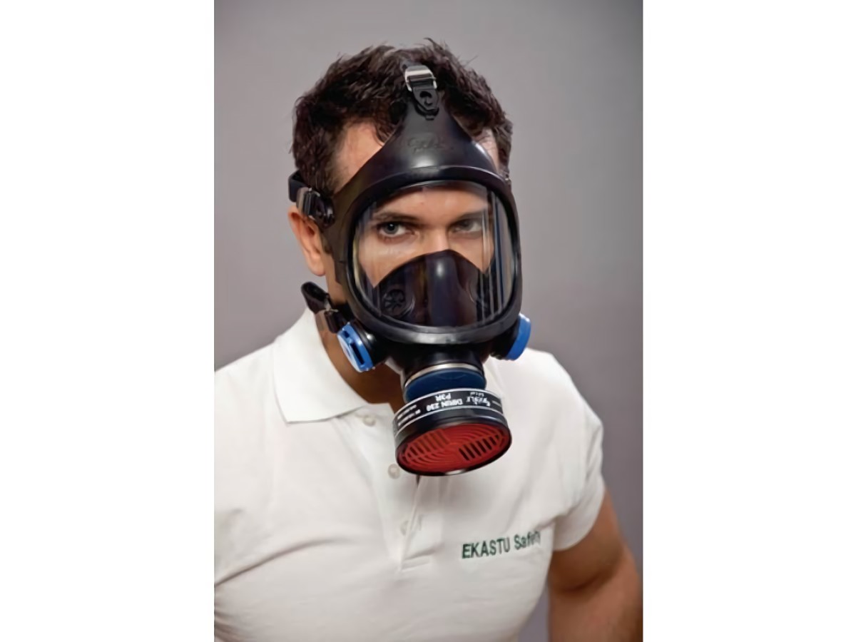 EKASTU 466611 Atemschutzvollmaske C607 SELECTA EN 136 Kl. 2, DIN EN 136, ohne Fi