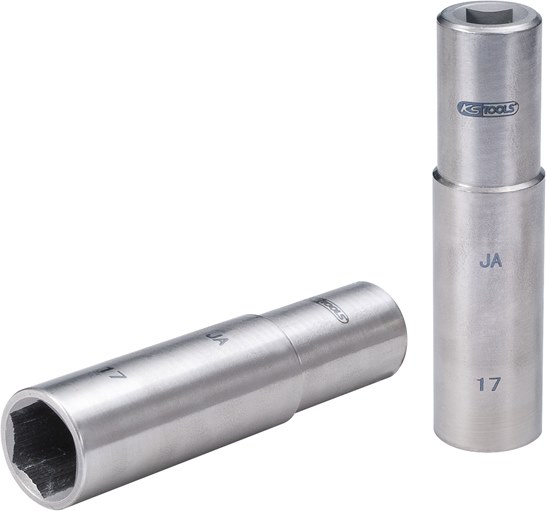 KS Tools 965.3857 3/8'' TITANplus Stecknuss, 17mm, lang