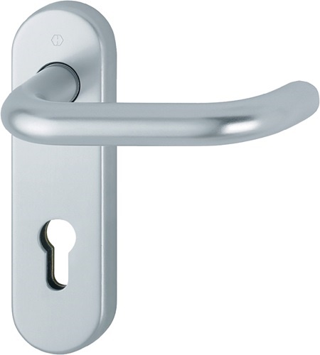 HOPPE 10725654 Feuerschutzgarnitur Paris FS-138/353KH Aluminium F1 D/D für Türst