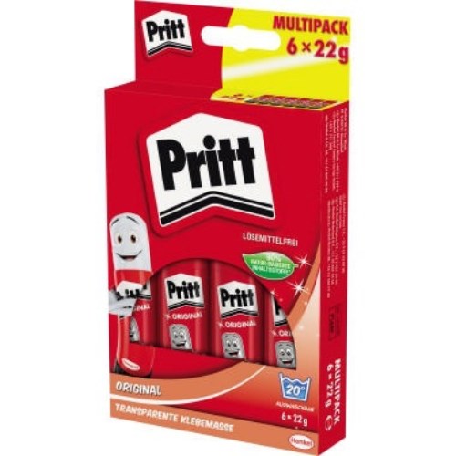 Pritt Klebestift PS6BF 22g Kunststoffhülse 6 St./Pack.
