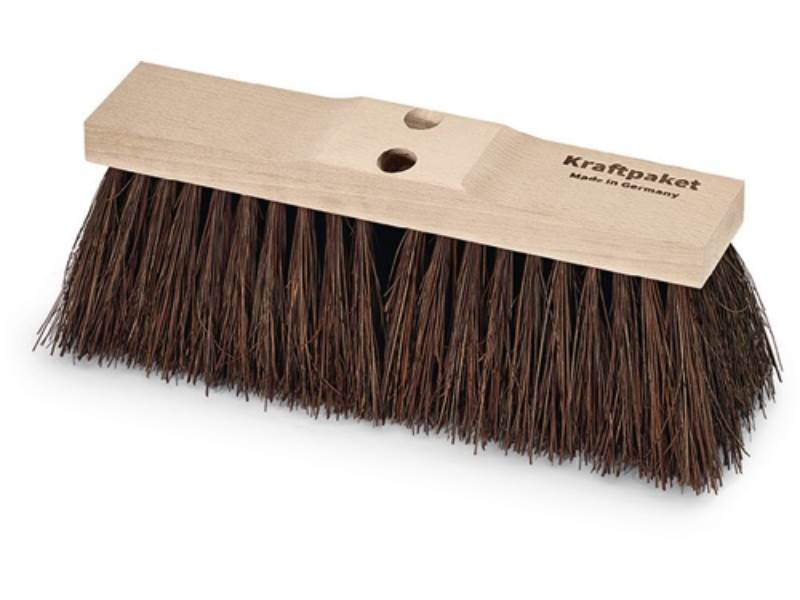 KRAFTPAKET 245270 Straßenbesen  Piassava Länge 400 mm mit 2 Stiellöchern Sattelh