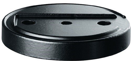 FSB 0 38 3884 00010 8120 Unterlage  Aluminium schwarz D. 75 mm Höhe 10 mm f. Art