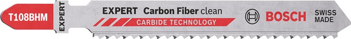 BOSCH 2608900565 Stichsägeblatt Carbon Fiber T 108BHM Gesamtlänge 92 mm Zahnteil