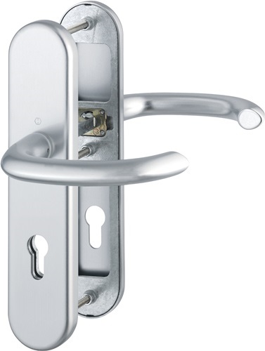 HOPPE 3663985 Schutzgarnitur Marseille 1138/3331/3410 Aluminium F1 72 mm 36-46 m