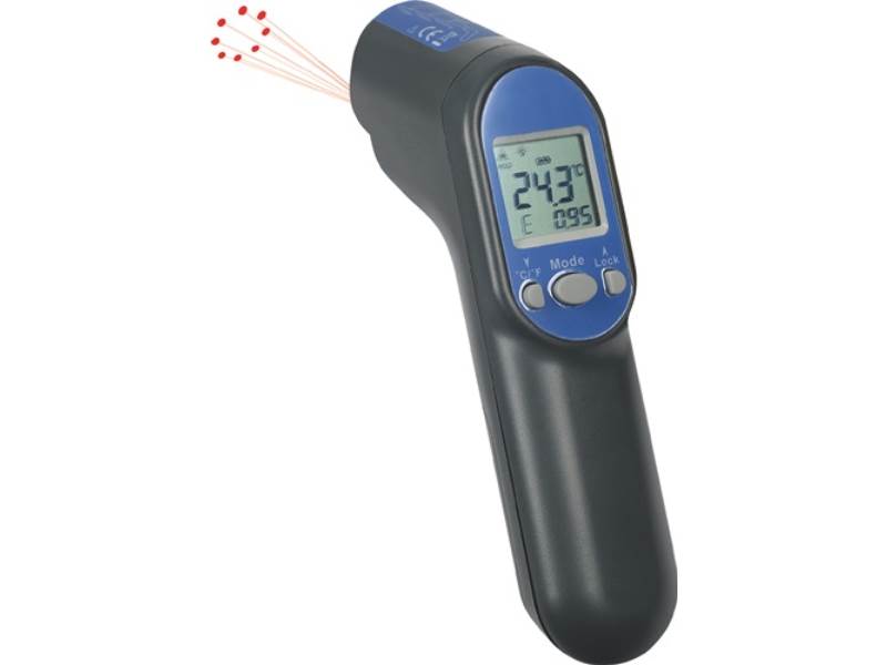 TFA 31113710 Infrarotthermometer  - 33 bis + 500 GradC  2 x Typ AAA